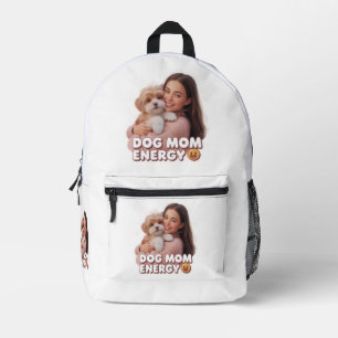 Sac À Dos Imprimé Énergie de Maman Chien - design tendance pour les