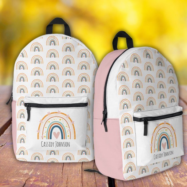 Sac À Dos Imprimé Enfants arc-en-ciel pastel  (Créateur téléchargé)