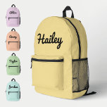 Sac À Dos Imprimé Enfants personnalisés de retour à l'école<br><div class="desc">Sac à dos personnalisé pour enfants,  Cadeaux personnalisés pour enfants de jardin d'enfants,  Sac d'école pour enfants,  Sac Monogramme pour filles garçons,  Cadeaux d'anniversaire.</div>