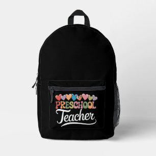 Sac À Dos Imprimé Enseignant en maternelle Premier jour Groovy Retou