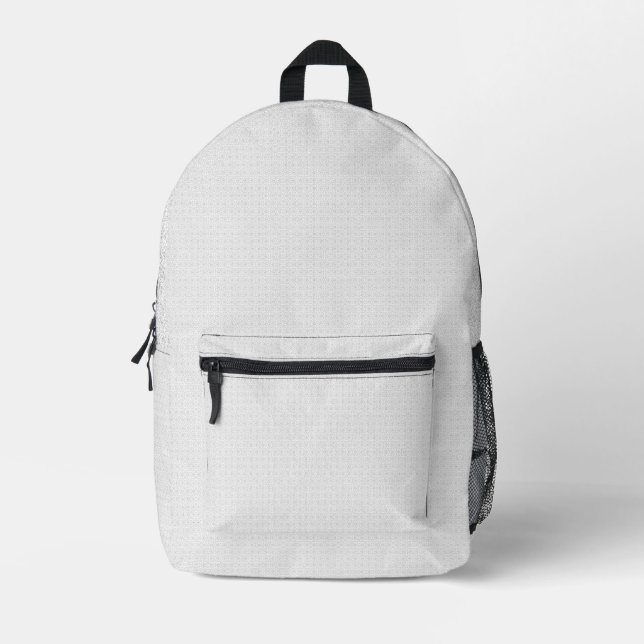 Sac À Dos Imprimé Ensemble de dossiers de fichiers à monogramme blan (Recto)