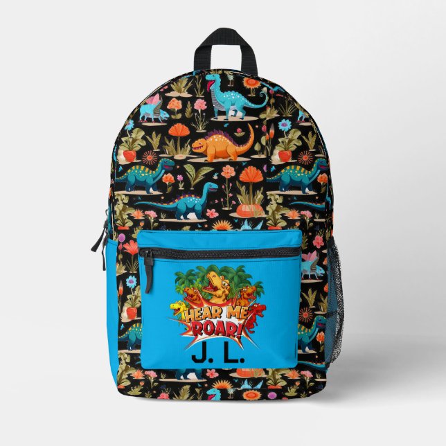 Sac À Dos Imprimé Entendez-Moi Rugir Sur Mesure (Recto)
