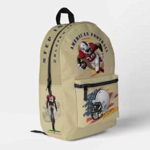 Sac À Dos Imprimé Entrez dans la victoire Football Américain