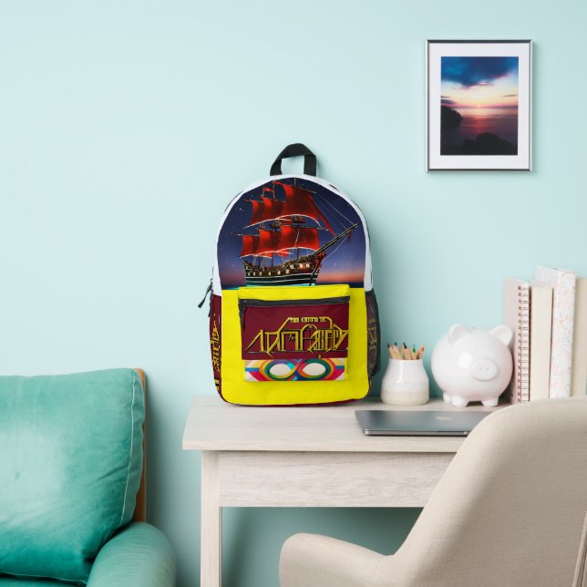 Sac À Dos Imprimé "Équipage de Starfleet galactique : Allez au-delà  (Insitu)