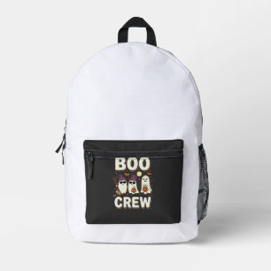 Sac À Dos Imprimé Équipe Boo fantômes de Halloween Conception vector