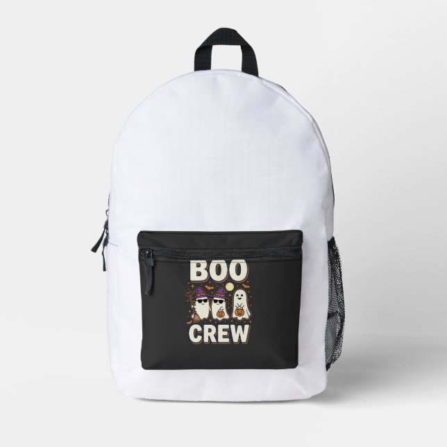 Sac À Dos Imprimé Équipe Boo fantômes de Halloween Conception vector (Recto)