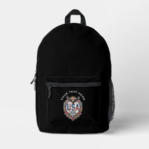 Sac À Dos Imprimé Équipe nationale de football USA logo aigle chauve