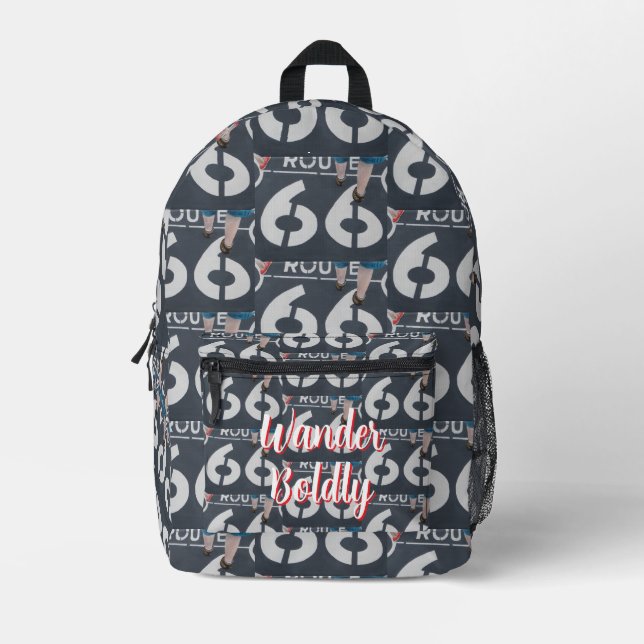 Sac À Dos Imprimé Errer avec audace (Recto)