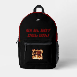 Sac À Dos Imprimé Es El EGT Del BNJ -streetwear Elgrandetoto
