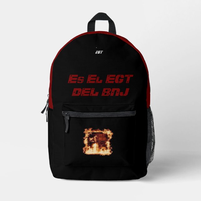 Sac À Dos Imprimé  Es El EGT Del BNJ -streetwear Elgrandetoto (Recto)
