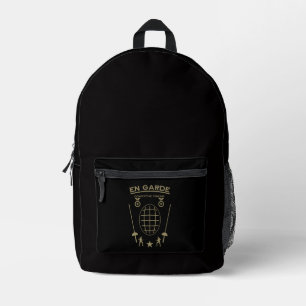 Sac À Dos Imprimé Escrime de sabre compétitive