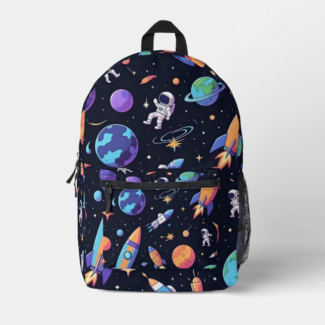 Sac À Dos Imprimé Espace (Recto)