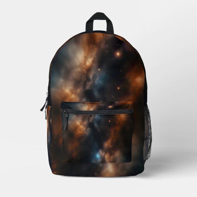Sac À Dos Imprimé Espace Galaxie (Recto)