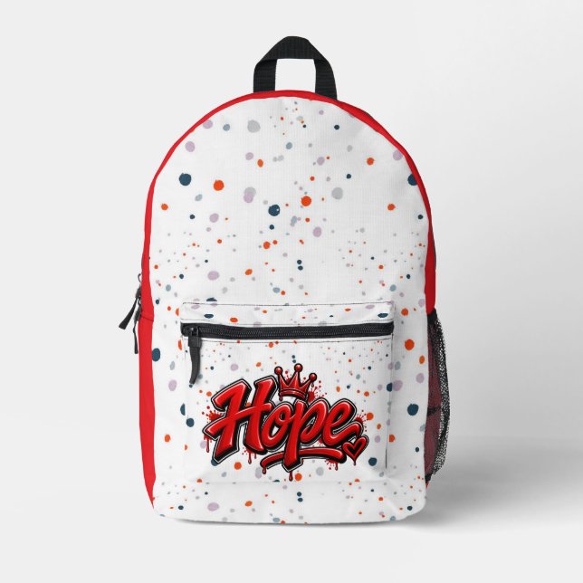 Sac À Dos Imprimé Espoir (Recto)