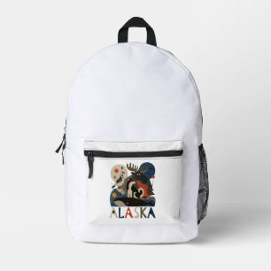 Sac À Dos Imprimé Esprit sauvage de l'Alaska