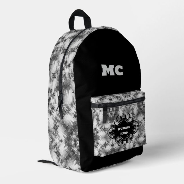 Sac À Dos Imprimé Esthétique Élégant Abstrait Ethnique (Coin arrière gauche)