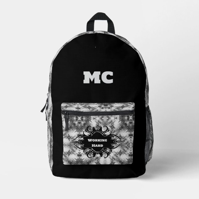 Sac À Dos Imprimé Esthétique Élégant Ethnique Abstraite (Recto)