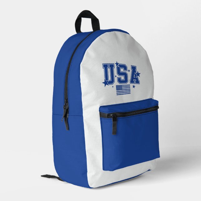 Sac À Dos Imprimé États-Unis (Coin arrière gauche)