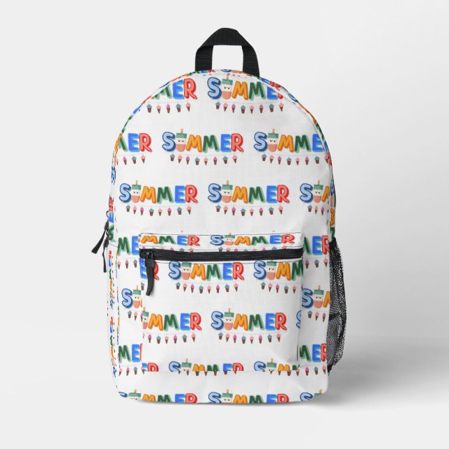 Sac À Dos Imprimé été (Recto)