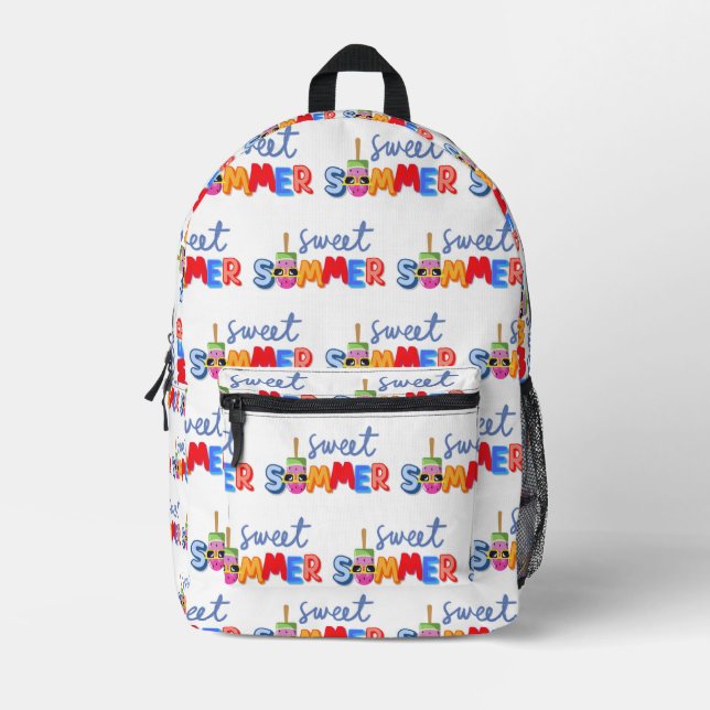 Sac À Dos Imprimé été doux (Recto)