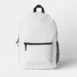 Sac À Dos Imprimé Étiquettes Logo Rondes Personnalisées pour Petites