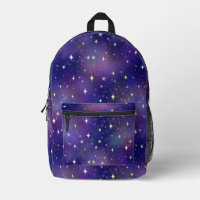 Étoiles de galaxie cosmique violet