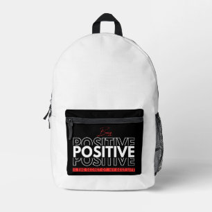 Sac À Dos Imprimé Être positif