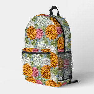 Sac À Dos Imprimé Excellent motif avec chrysanthèmes