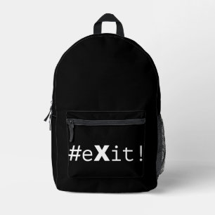 Sac À Dos Imprimé #eXit !