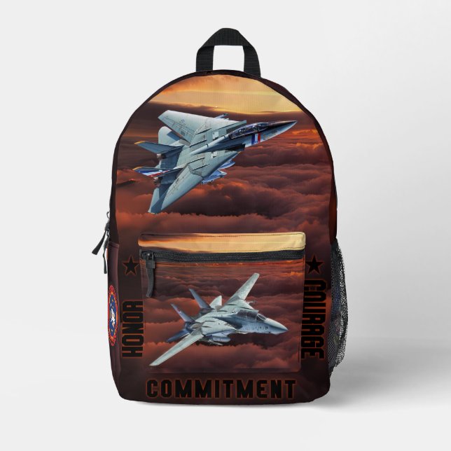 Sac À Dos Imprimé F-14 Tomcat (Recto)