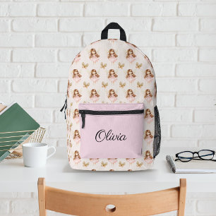 Sac À Dos Imprimé Fairy Cute Butterfly Enchanted Forest Magique