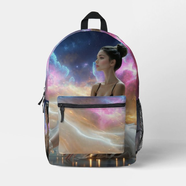 SAC À DOS IMPRIMÉ FANTASIE BALLET (Recto)