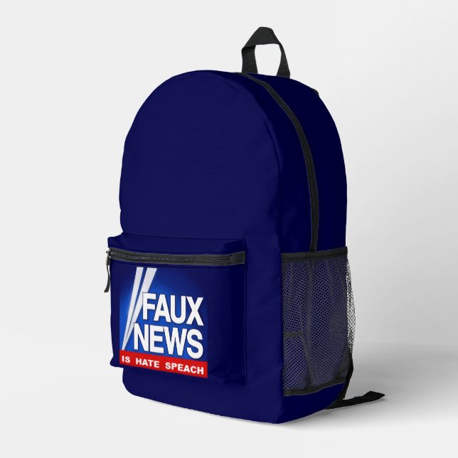 Sac À Dos Imprimé Faux News (Coin arrière droit)