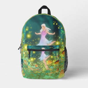 Sac À Dos Imprimé Fée dans un champ