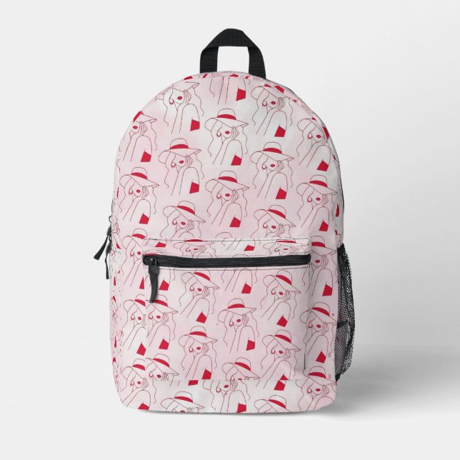 Sac À Dos Imprimé Femme (Recto)