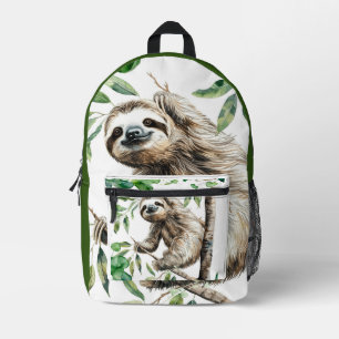 Sac À Dos Imprimé Fente Trendy Mignonne Dans Un Arbre Personnalisé