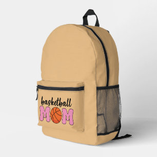 Sac À Dos Imprimé Fête de la mère mère du basket-ball
