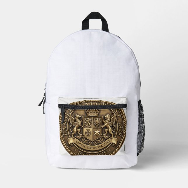 Sac À Dos Imprimé Fête des Pères (Recto)