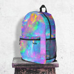 Sac À Dos Imprimé feu optique<br><div class="desc">sac à dos arrière - plan inspiré par opal</div>