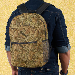 Sac À Dos Imprimé Feuilles d'Acanthus par William Morris, Textile An