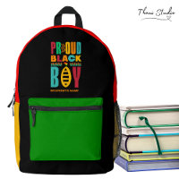 Fier Black Boy Black Histoire Mois Famille