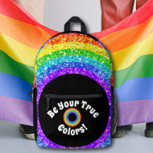 Fierté LGBT Arc-en-ciel Paillettes soyez vos vraie