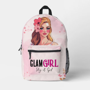 SAC À DOS IMPRIMÉ FILLE DE GLAM