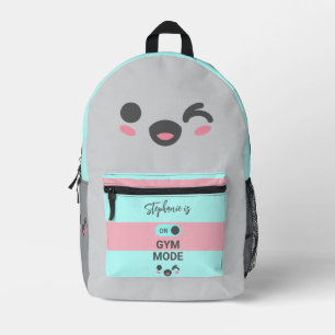 Sac À Dos Imprimé Fille Personnalisée En Mode Gym Amusant Sport Mign