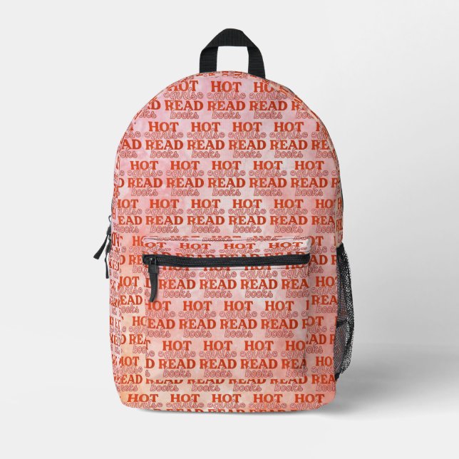 Sac À Dos Imprimé Filles Chaudes Lisent Des Livres (Recto)