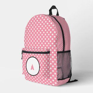 Sac À Dos Imprimé Filles pois roses
