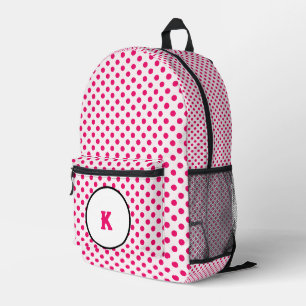 Sac À Dos Imprimé Filles pois roses