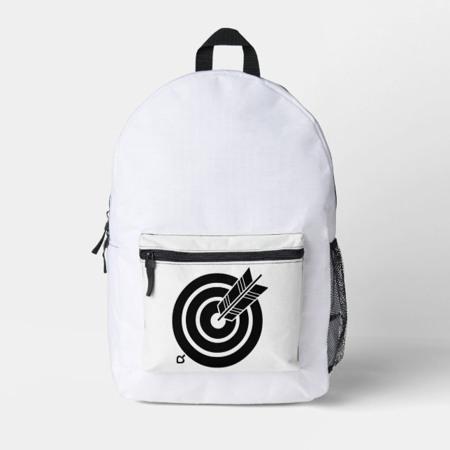 Sac À Dos Imprimé Flèche sur une cible ronde (Recto)