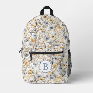 Sac À Dos Imprimé Fleur sauvage Monogram Boho