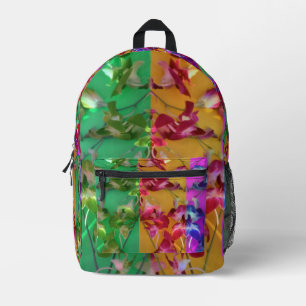 Sac À Dos Imprimé Fleurs